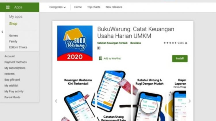 Aplikasi BukuWarung PlayStore